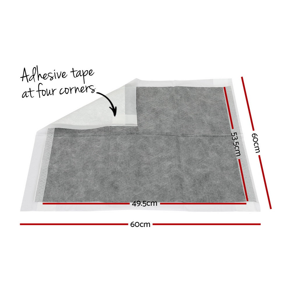Super Absorbent Grey Pet Training Pads 200pcs 60x60cm