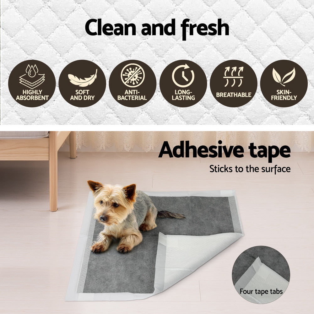 Super Absorbent Grey Pet Training Pads 400pcs 60x60cm